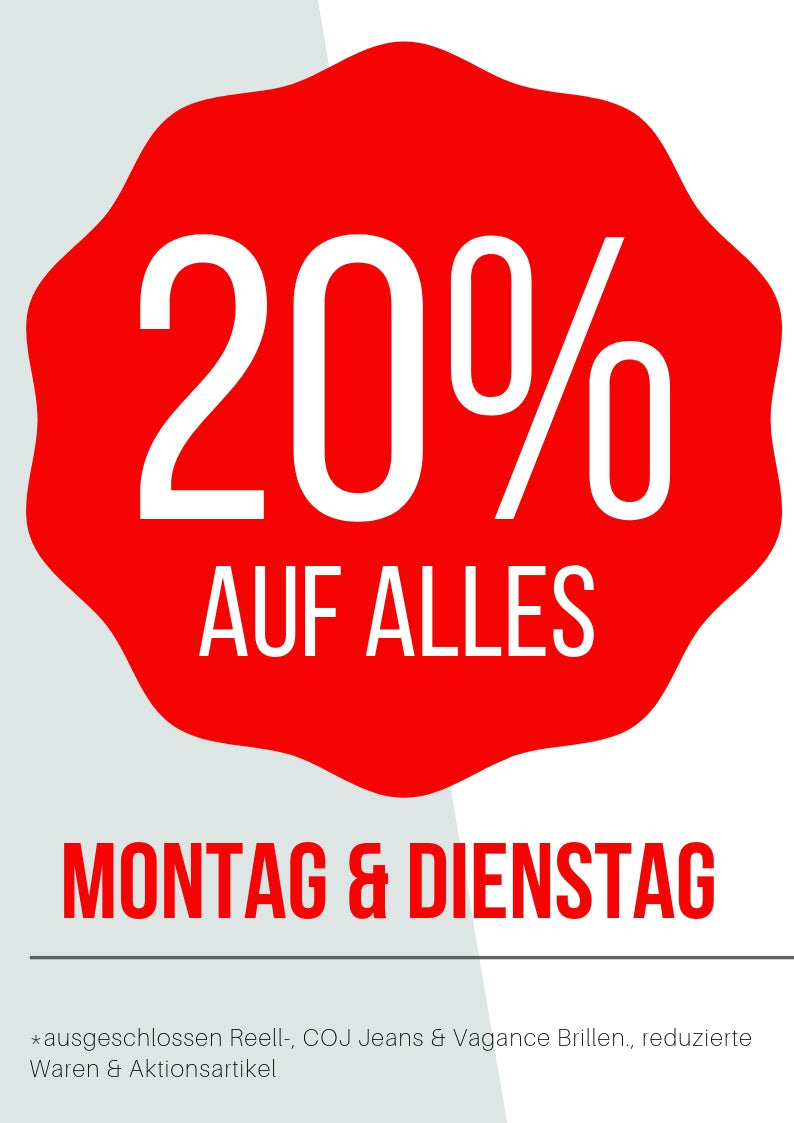 HEUTE SPAREN im Unikat Store Karlsruhe: 20% auf das Sortiment.