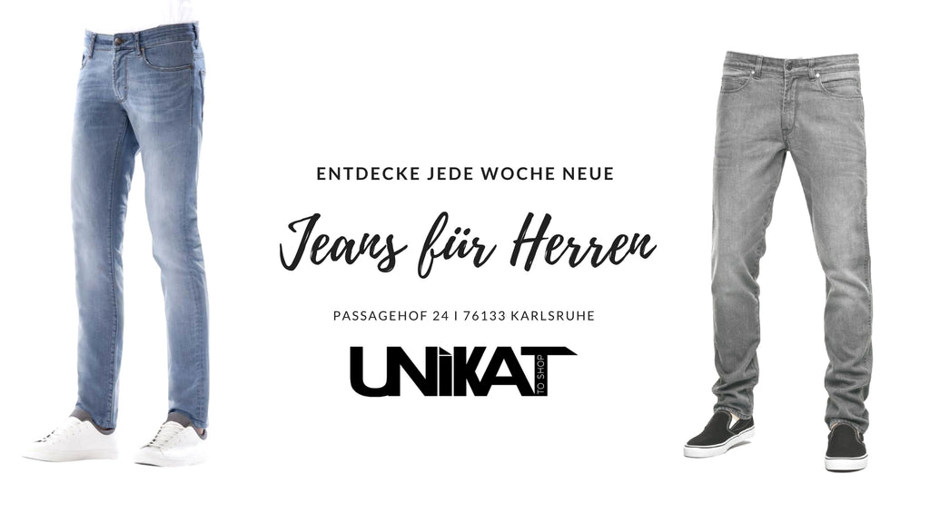 Jeans und Chinohosen für Herren ✓ Preiswert & große Auswahl > findest Du bei uns im Unikat Store Karlsruhe