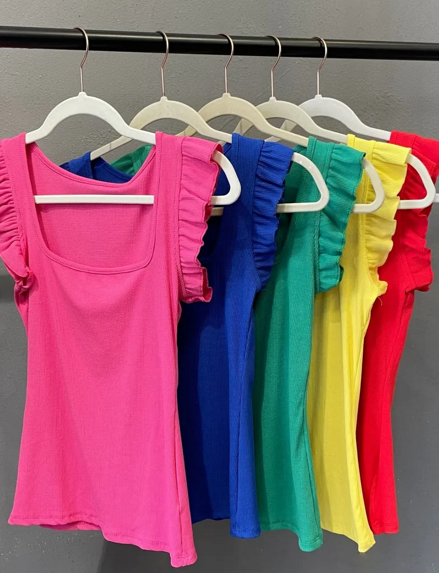 POV: Du findest ein Top, das in jeder Farbe gut aussieht 🦋🍇🥝🍋🍓