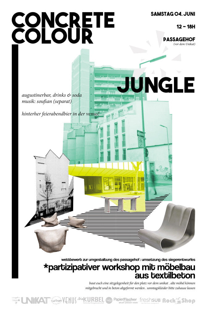 CONCRETE COLOUR JUNGLE im Passagehof.