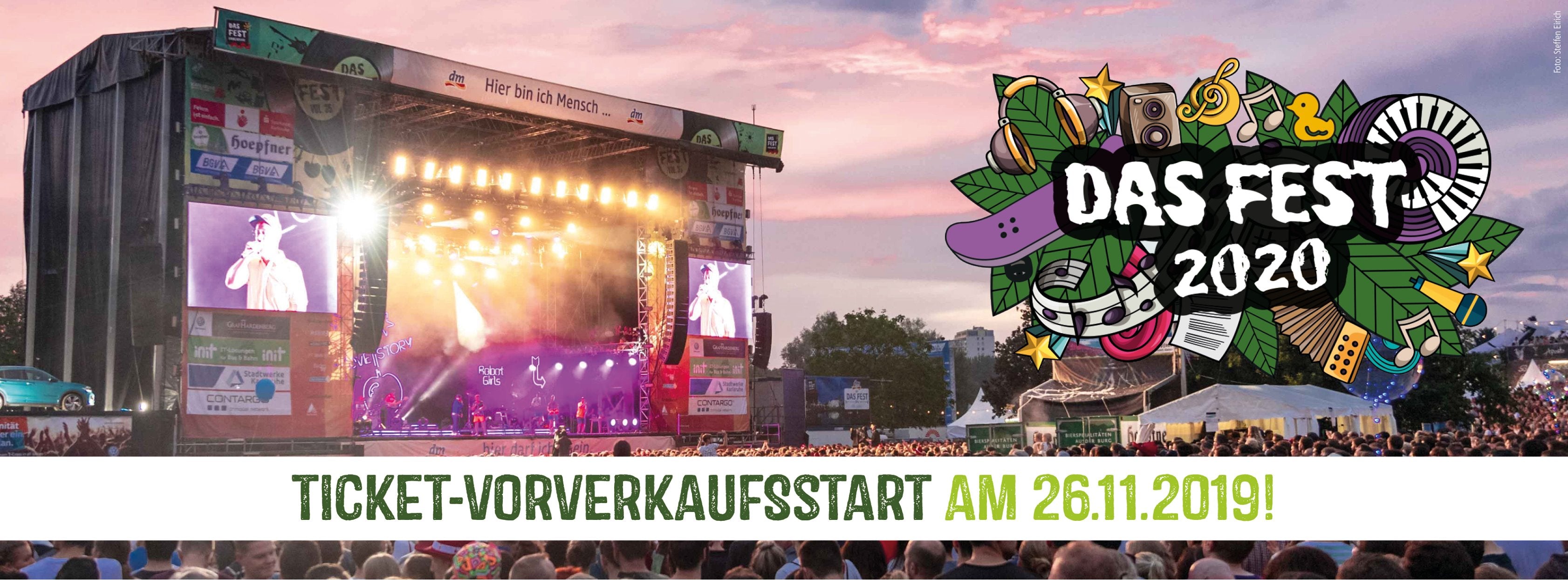 DAS FEST Vorverkauf startet !