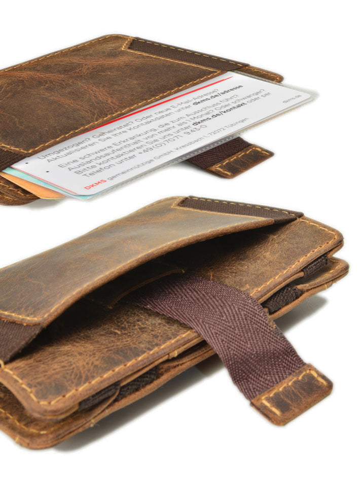 Vintage Magic coinpocket Wallet mit Münzfach