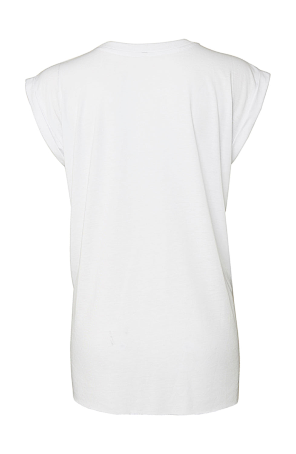 Flowy Muscle Tee Rolled Cuff