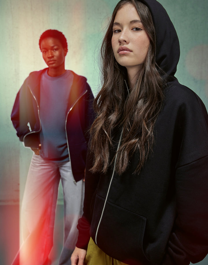 Unisex Oversized Zip Hoodie INFLUENCE