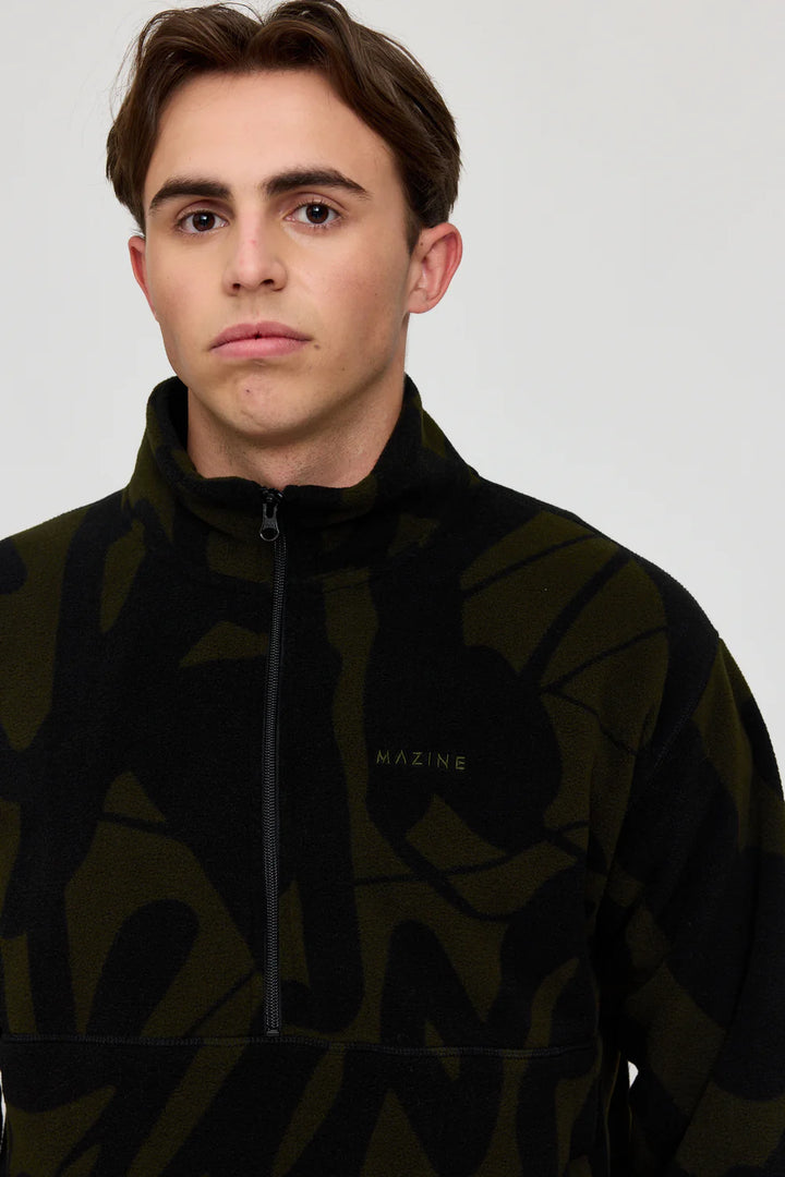 Nash Printed Fleece Half Zip