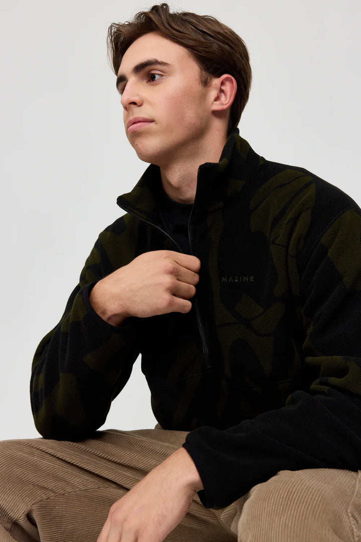 Nash Printed Fleece Half Zip