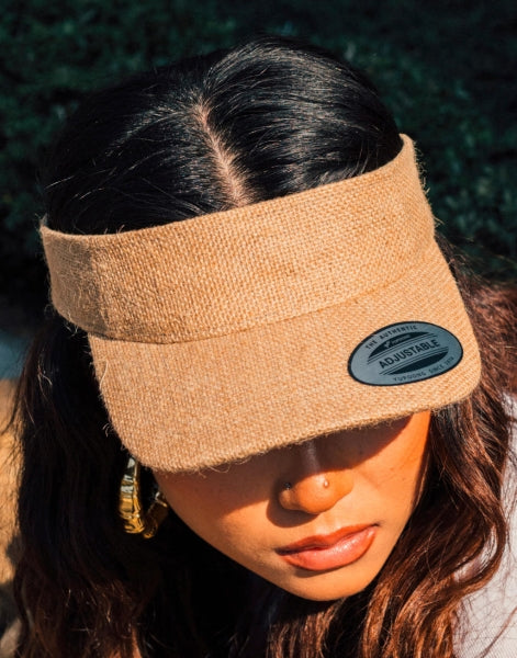 Bast Visor Cap aus Jute aus Jutematerial für Damen günstig bestellen