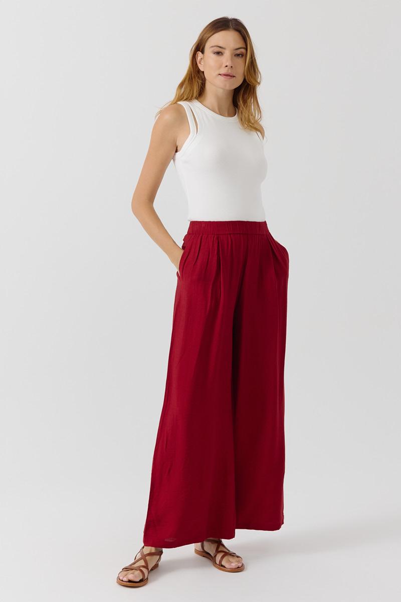 Wide Leg Hose aus Viscose