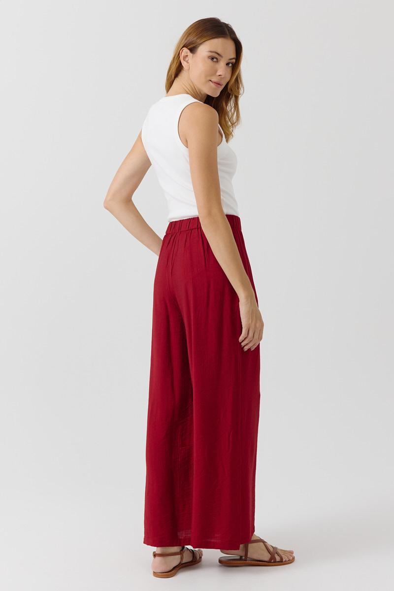 Wide Leg Hose aus Viscose