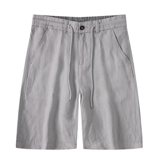 Leinen- und Baumwollshorts