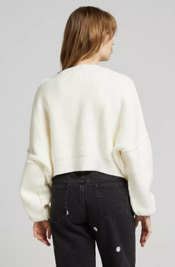 PEDRO – Übergroßer Crop-Strickpullover