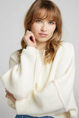 PEDRO – Übergroßer Crop-Strickpullover