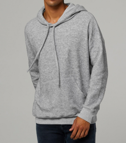 Unisex Sueded Fleece Pullover Hoodie