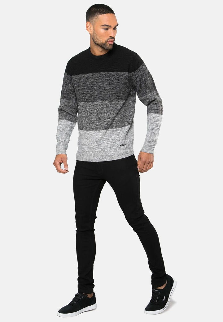 Rundhalspullover BLACK COLOR BLOCK CREW