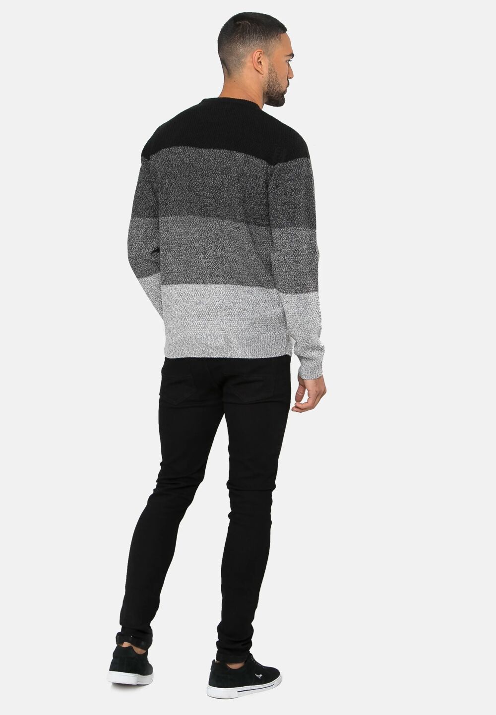 Rundhalspullover BLACK COLOR BLOCK CREW