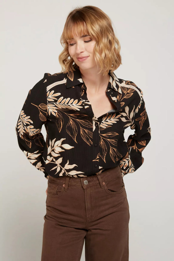 DIMA - Hemdbluse - schwarz