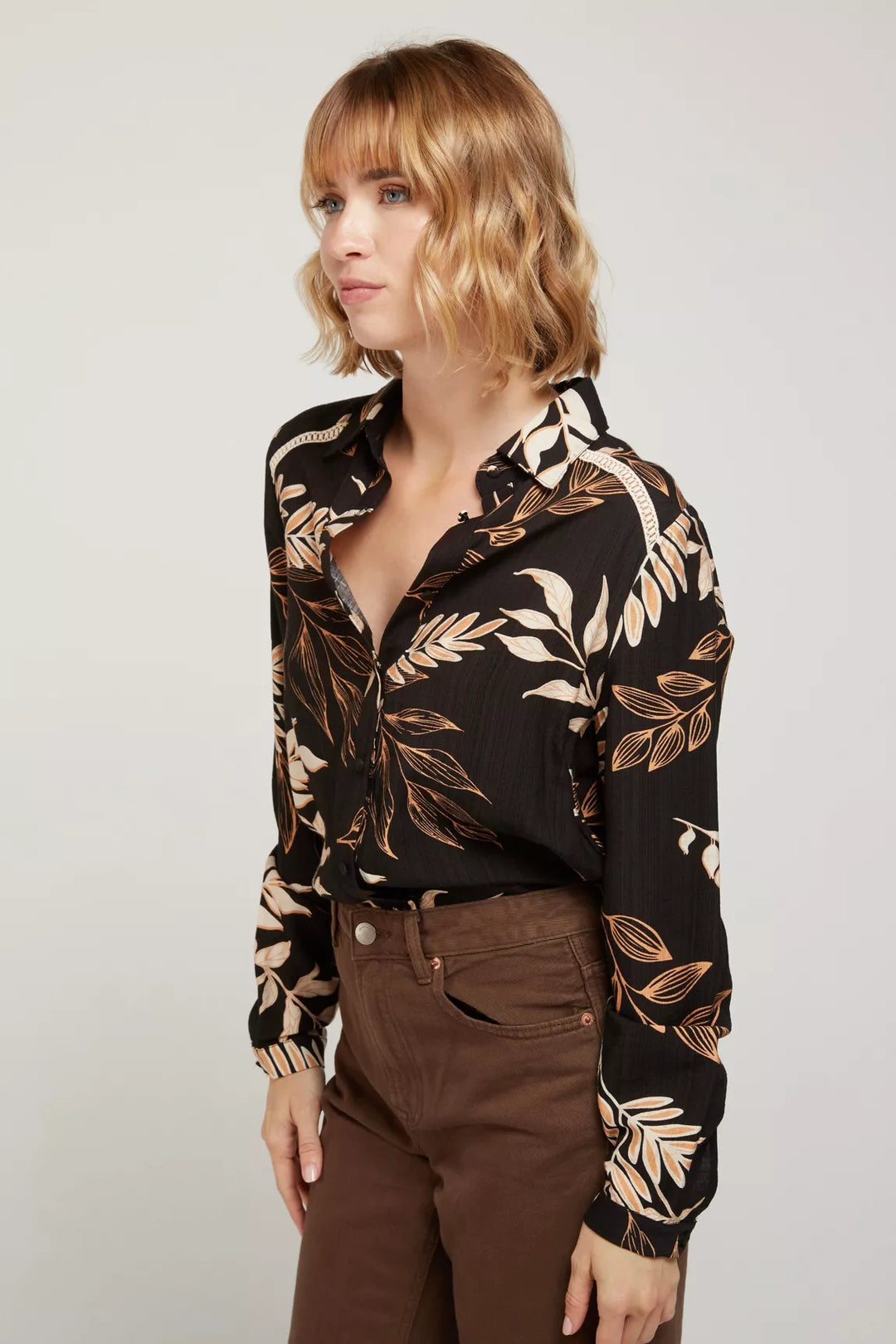 DIMA - Hemdbluse - schwarz