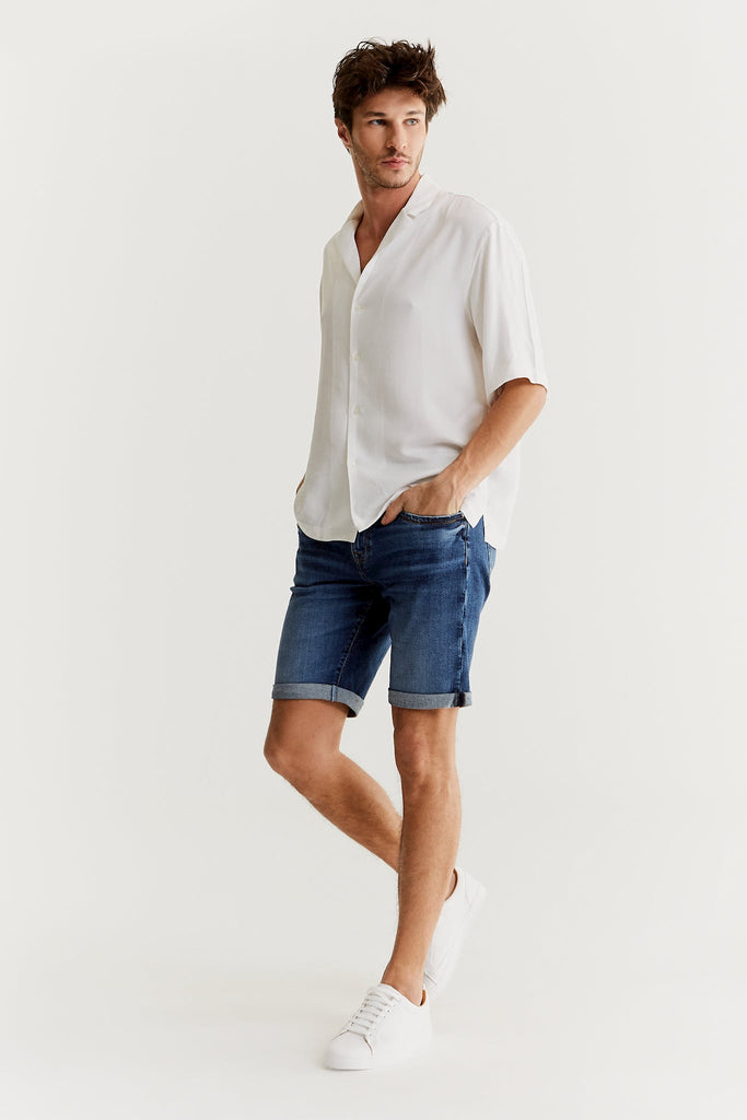 Jeans Shorts Dennis in blue vintage