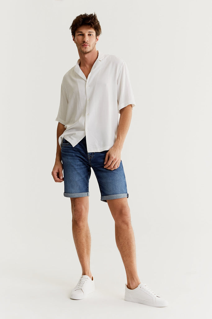 Jeans Shorts Dennis in blue vintage
