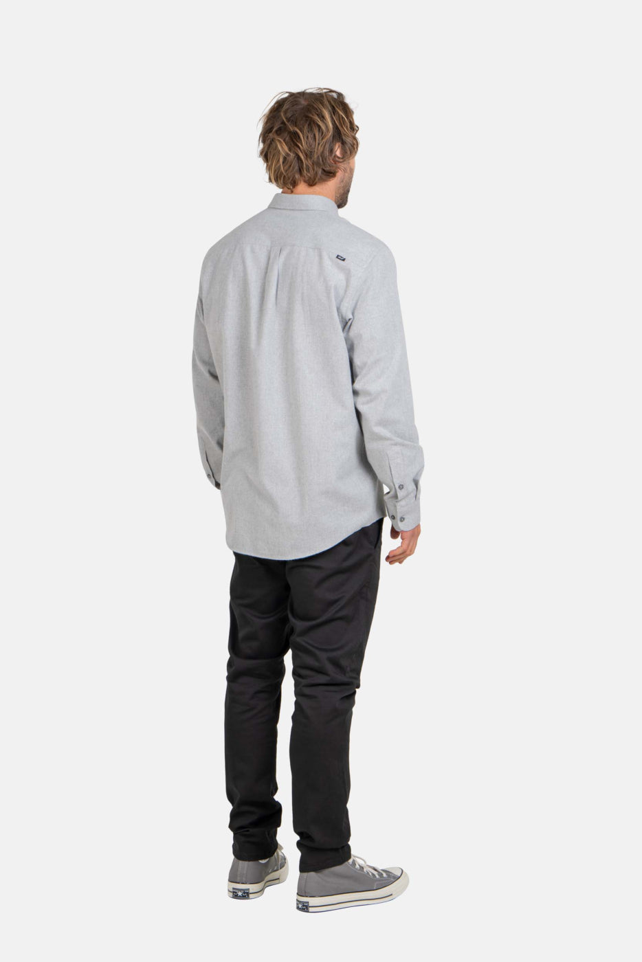 Flex Tapered Chino Hose - schwarz