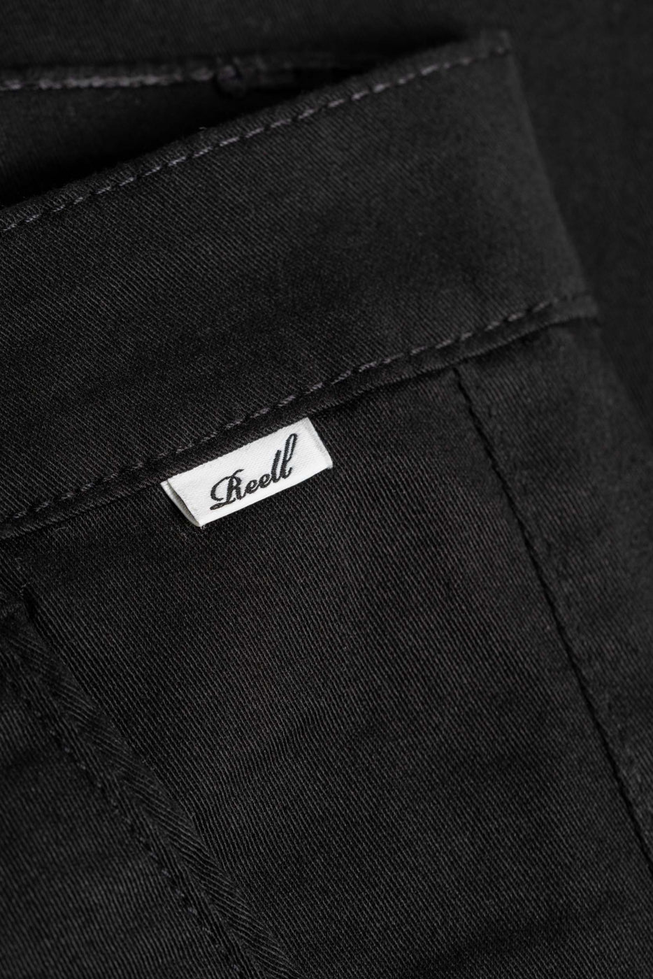 Flex Tapered Chino Hose - schwarz