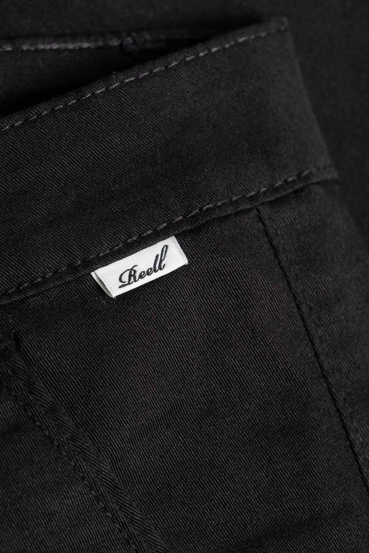 Flex Tapered Chino Hose - schwarz