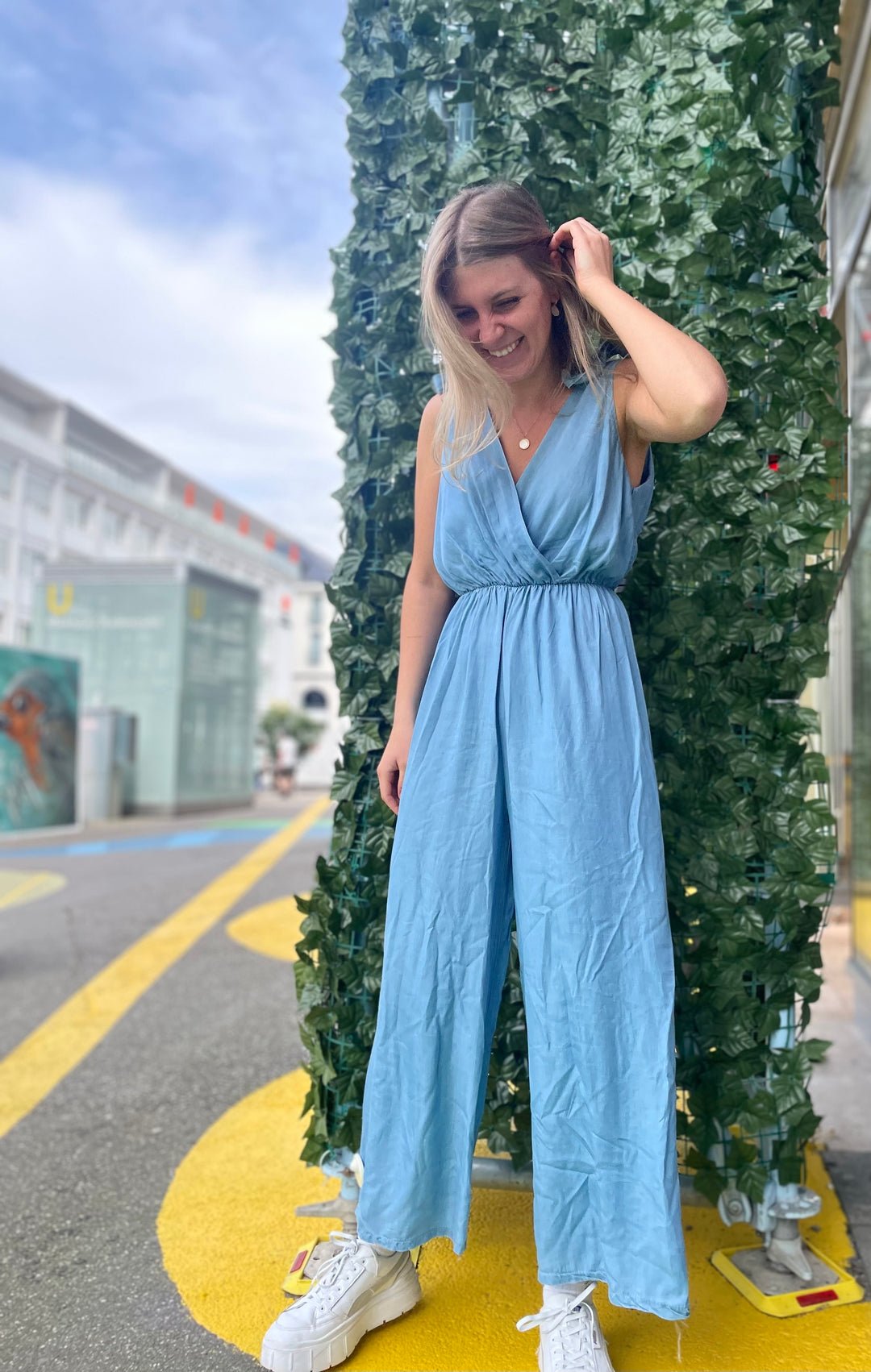 Jumpsuit aus TENCEL™ Lyocell