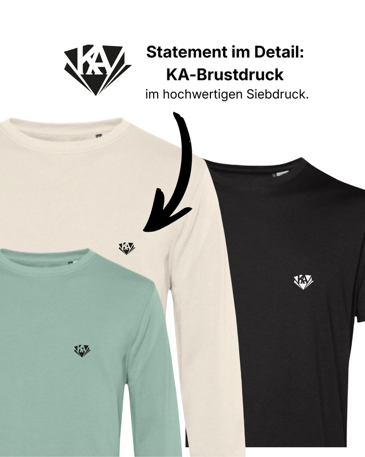 KA UNiKAT Limited Unisex Inspire Crew Neck aus Bio-Baumwolle in verschiedenen Farben