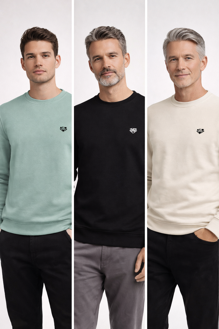 KA UNiKAT Limited Unisex Inspire Crew Neck aus Bio-Baumwolle in verschiedenen Farben