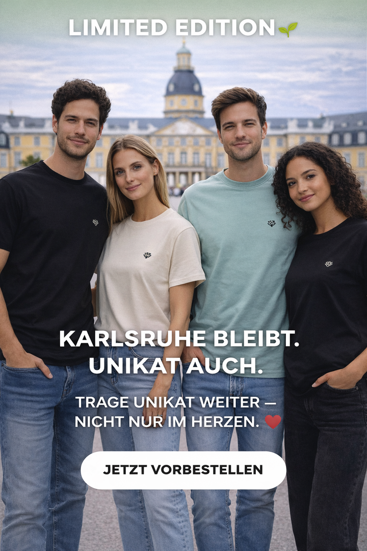 KA UNiKAT Limited Unisex Essential T-Shirt aus Bio-Baumwolle in verschiedenen Farben