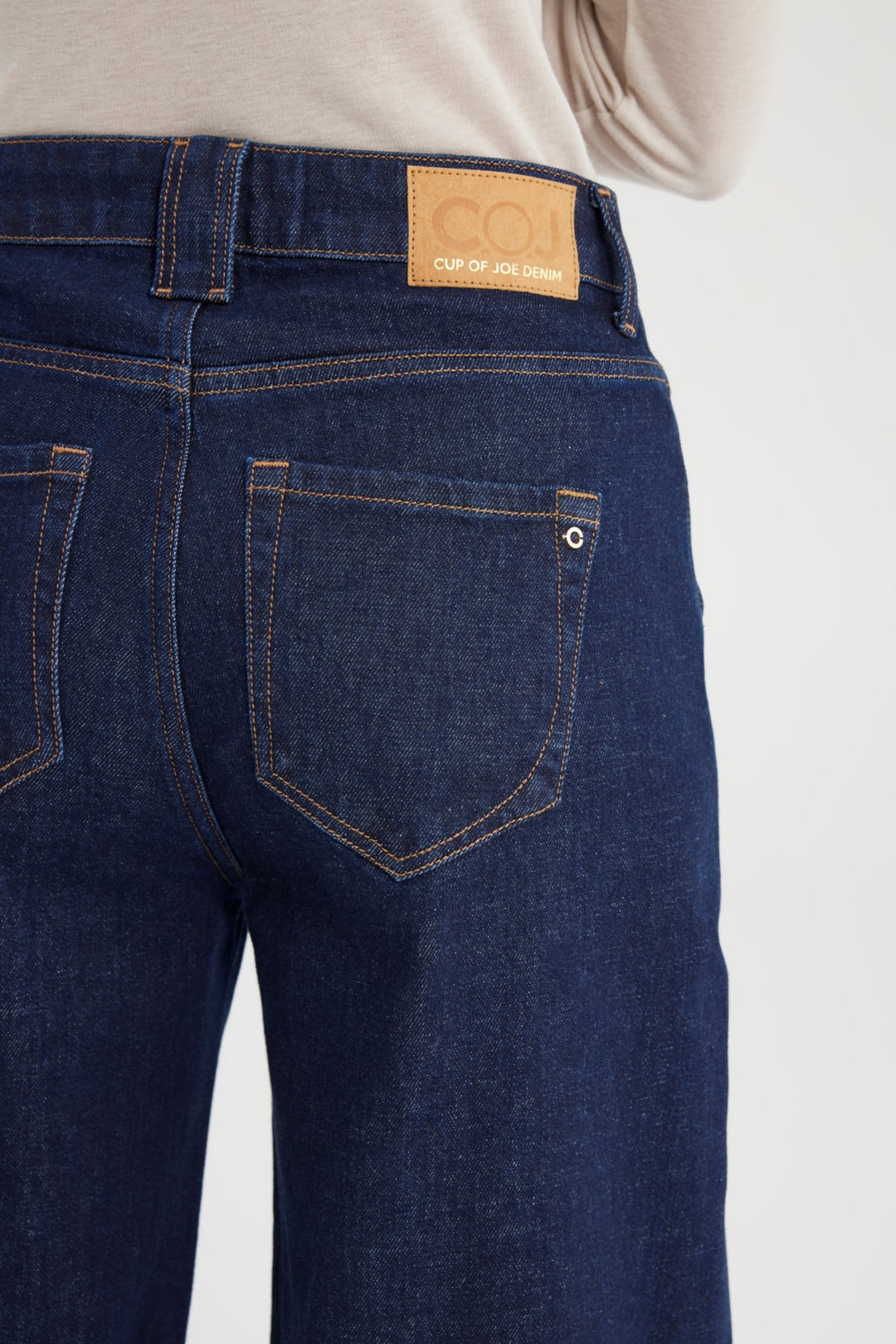 LULU High Waist Jeans raw denim