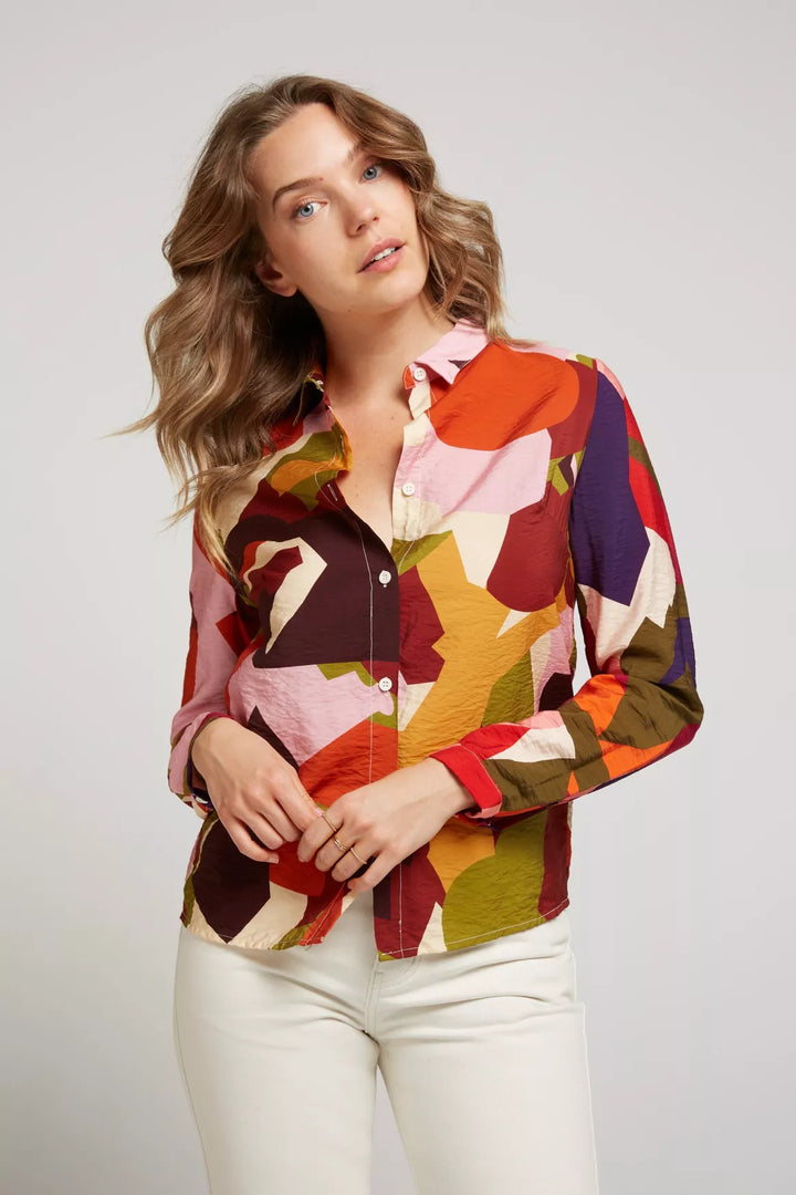 MANU - Hemdbluse - multicolor