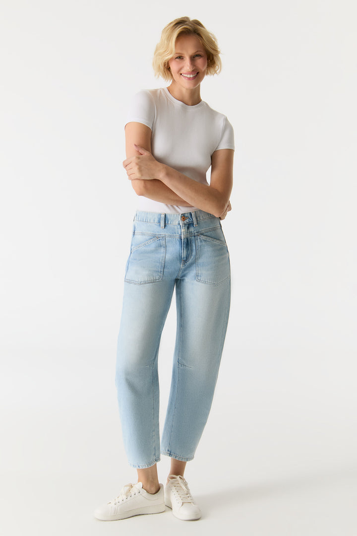 SELENA Mid Waist Ankle Length Jeans