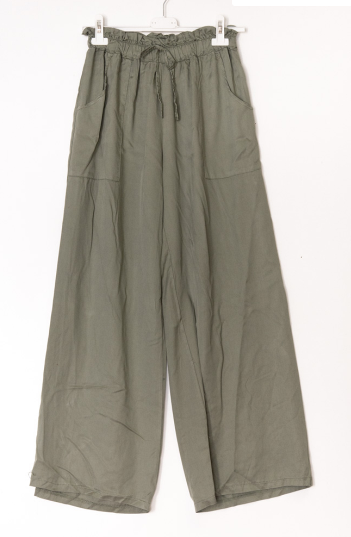 Wide Leg Hose aus TENCEL™ Lyocell