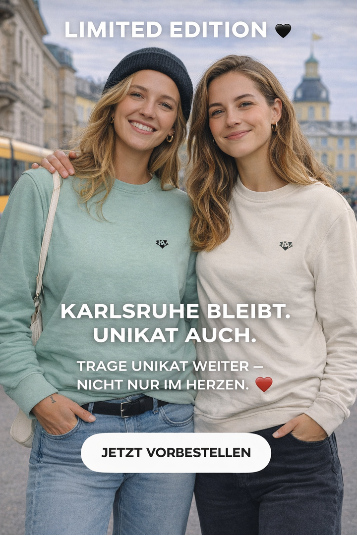 KA UNiKAT Limited Unisex Inspire Crew Neck aus Bio-Baumwolle in verschiedenen Farben
