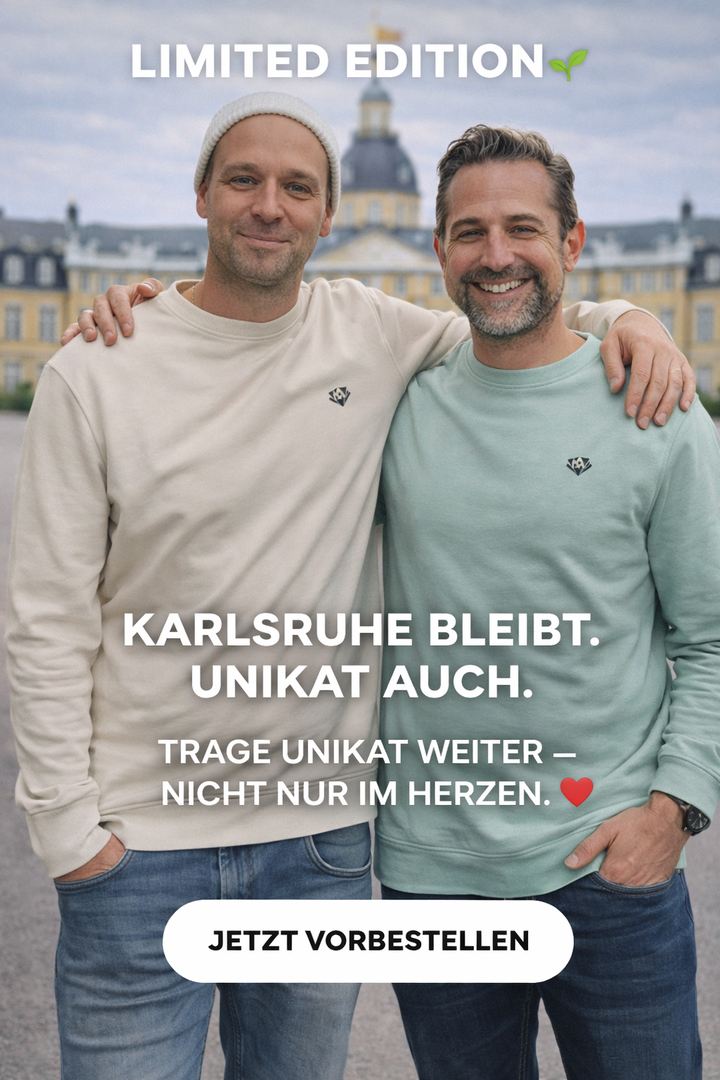 KA UNiKAT Limited Unisex Inspire Crew Neck aus Bio-Baumwolle in verschiedenen Farben