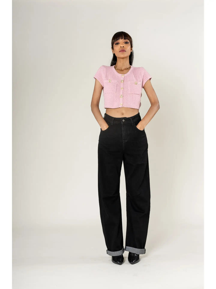 Barrel Balloon Jeans - schwarz