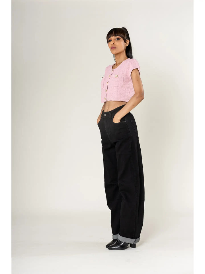 Barrel Balloon Jeans - schwarz