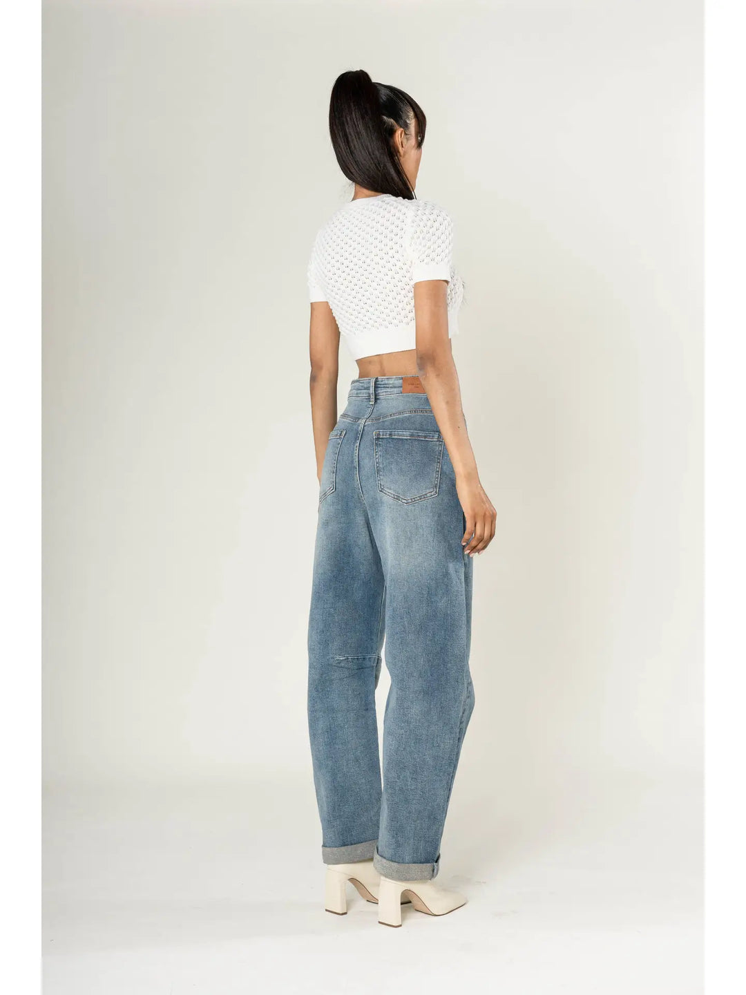 Barrel Balloon Jeans - vintageblau