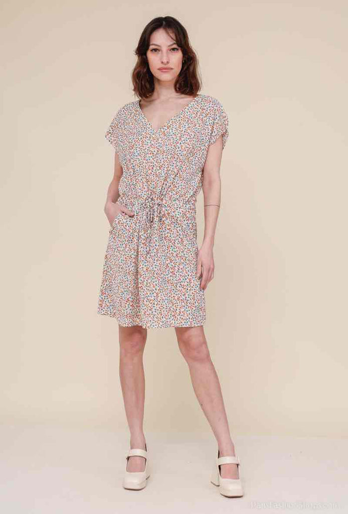 Midikleid mit Seitentaschen und Gürtel I Unikat Store Karlsruhe