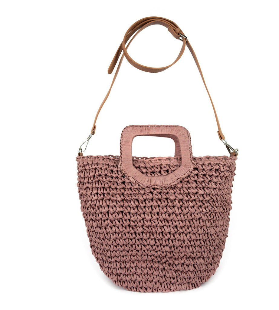 Handtasche aus imprägniertem Papier purple & olive I Taschen kaufen