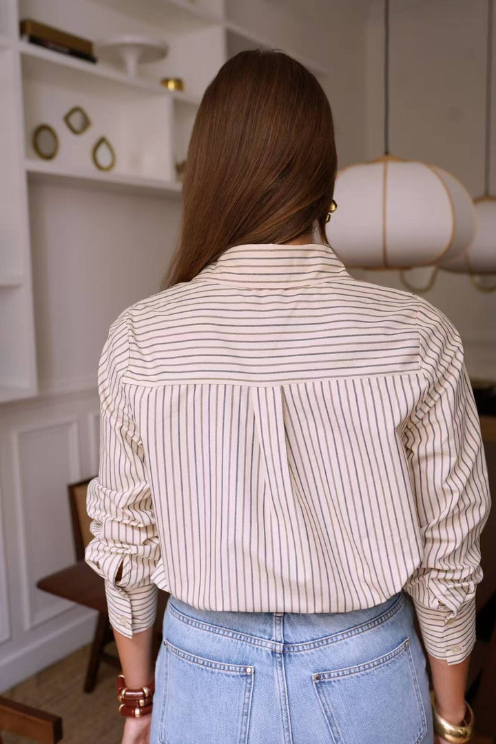Bluse gestreift, loose fit