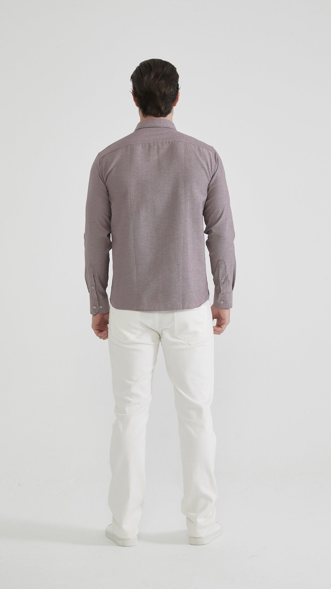 Relaxed Fit Hemd - dunkelbraun/khaki