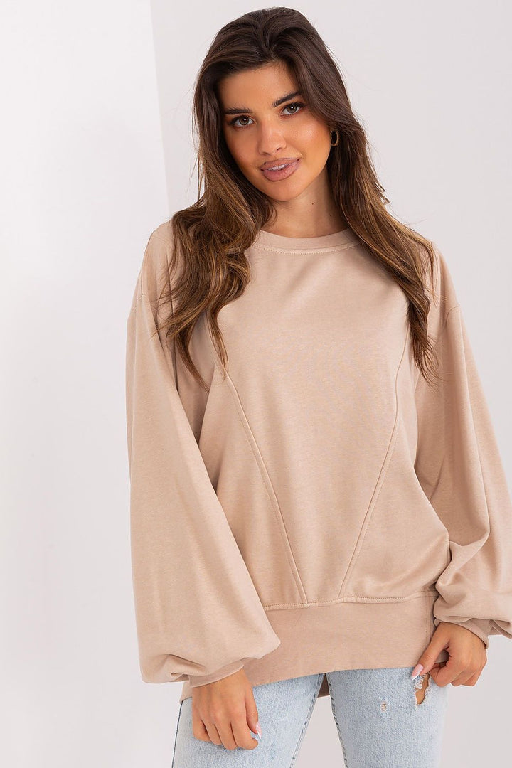 Sweatshirt - beige