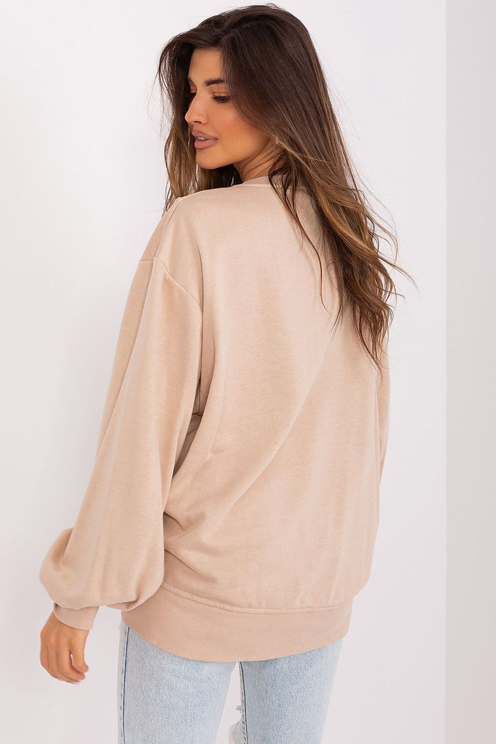 Sweatshirt - beige