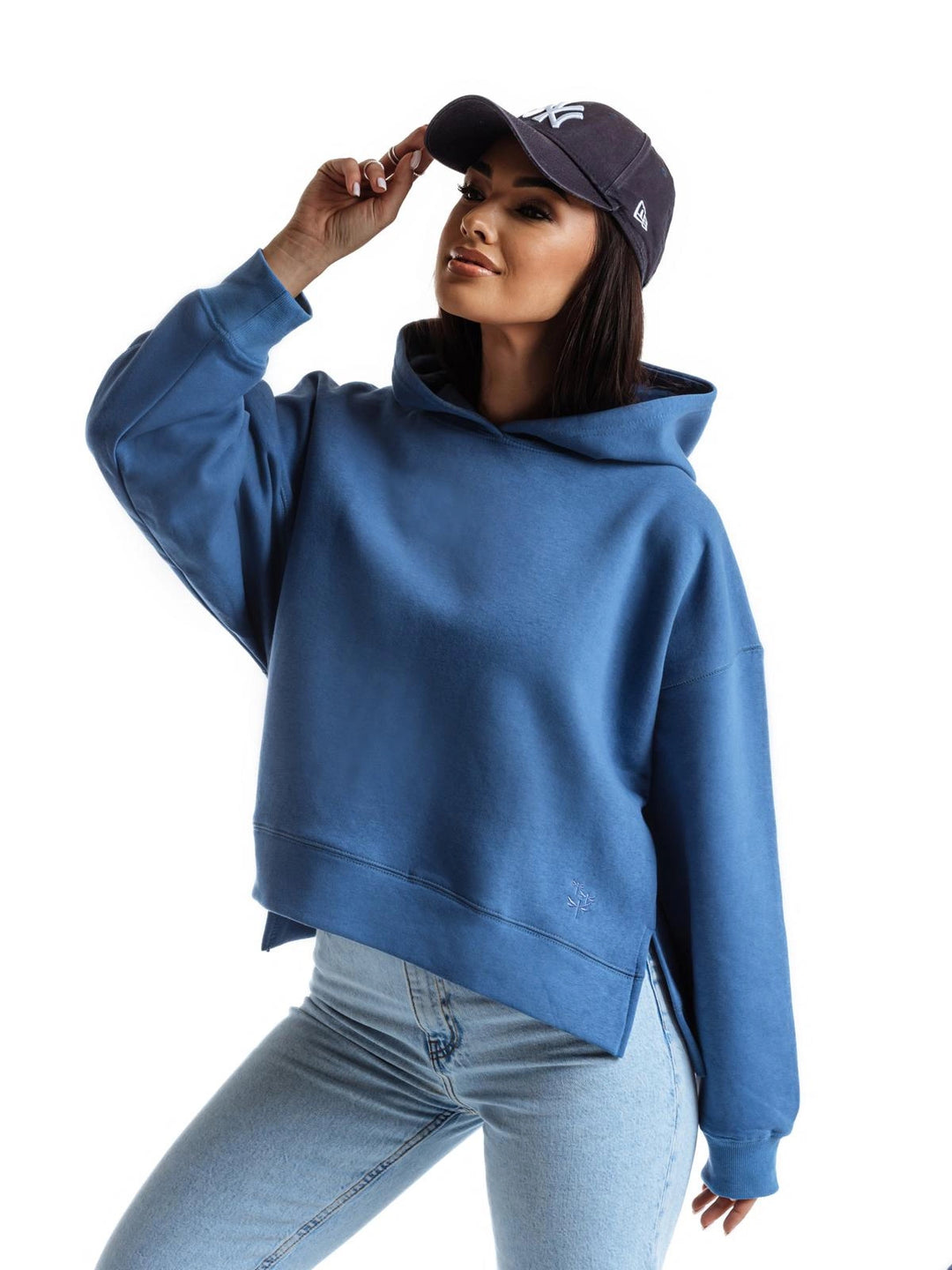 Crop-Kapuzenpullover