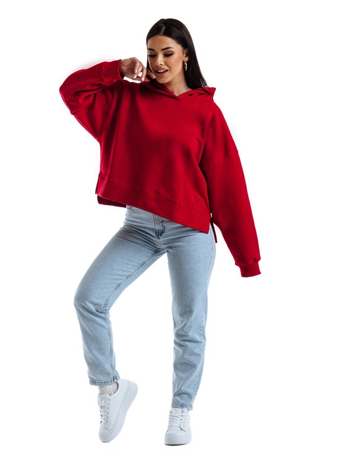 Crop-Kapuzenpullover