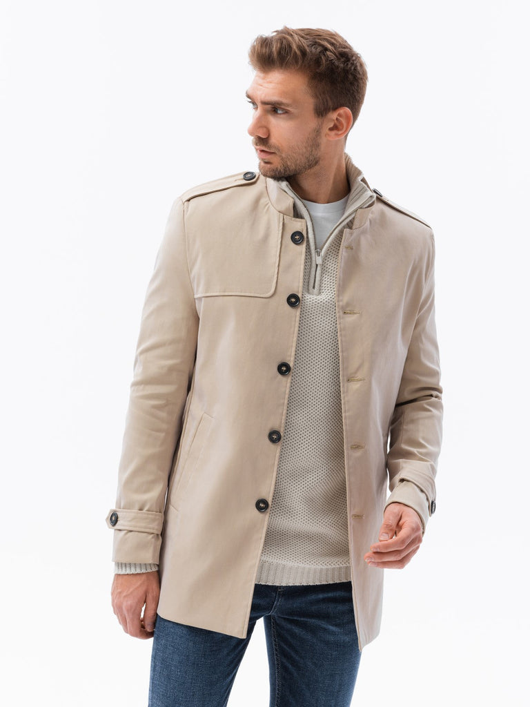 Mäntel für Herren I Trenchcoat in beige kaufen