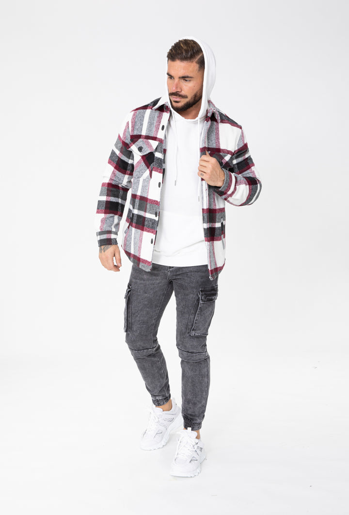 Flannelartiges Holzfäller Hemd