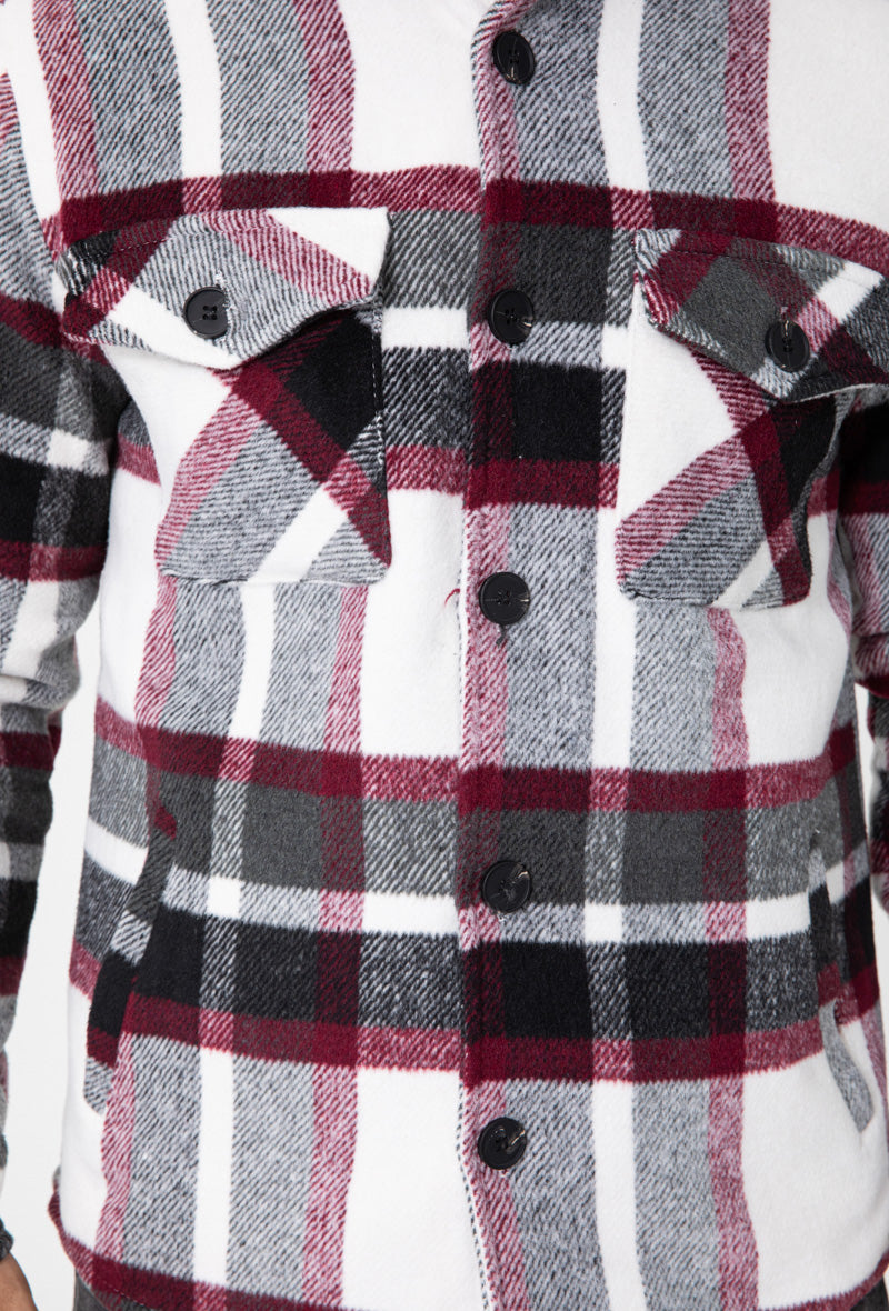Flannelartiges Holzfäller Hemd